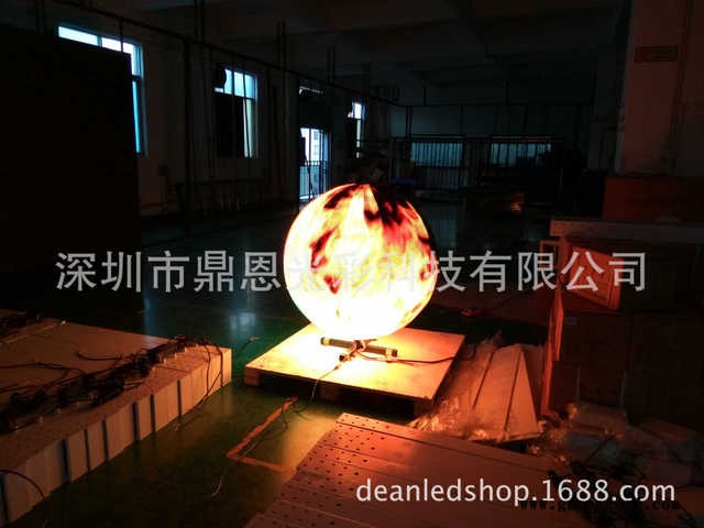鼎恩P4.81质量保证球形LED电子显示屏高清球形LED显示屏异形显示屏图4