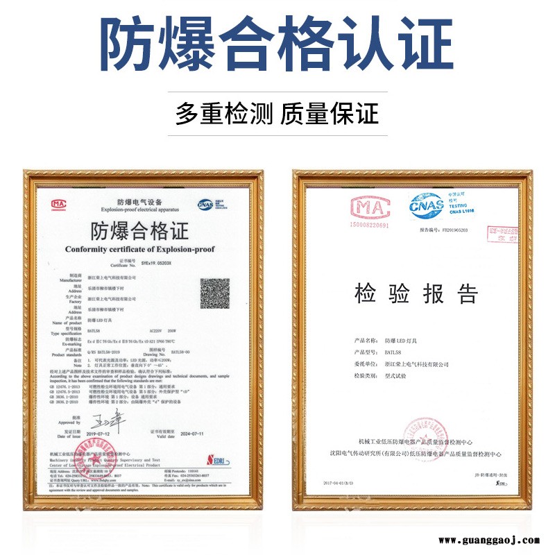 50W防爆LED灯具三防工厂灯防潮防腐仓库房探照灯防爆投光灯泛光灯 BATL58-I图2