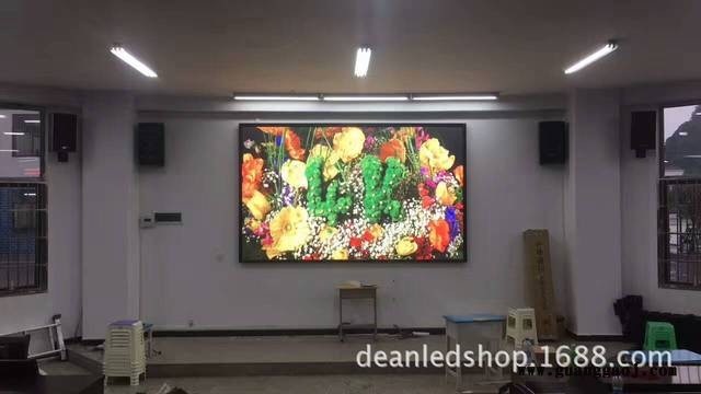 鼎恩供应酒店大厅P2,P2.5,P3,P4,P5led显示屏室内舞台led全彩显示屏礼堂led显示屏图2