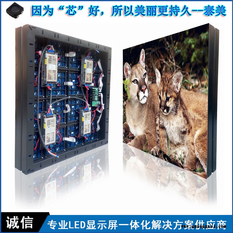P8全彩户外显示屏,泰美LED显示屏户外P8价格图2