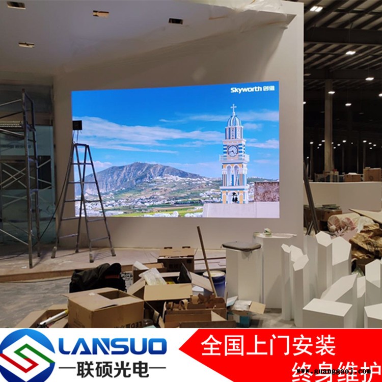P3室内全彩电子屏 广州会议室LED拼接屏 舞台LED显示屏尺寸 酒店宴会厅LED屏幕图2