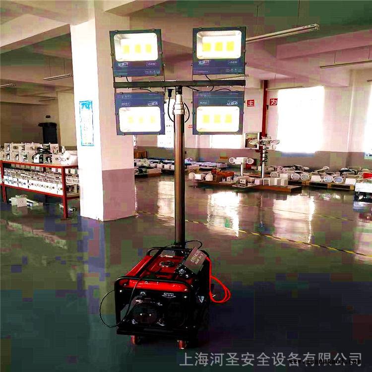 河圣自动升降泛光灯现场移动照明2000W大功率投射灯图2