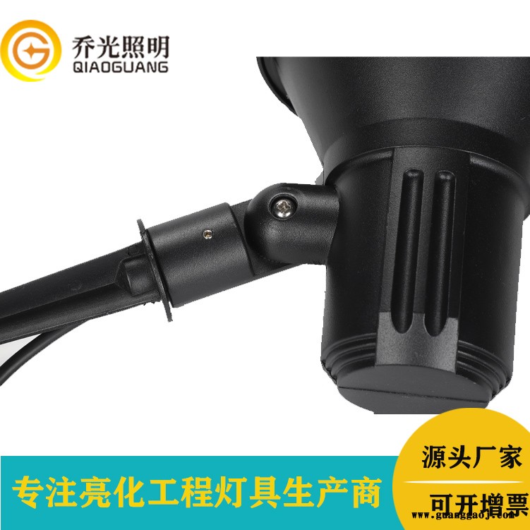 户外12W插地灯防眩光射树灯室外景观亮化草坪地插灯圆形投光灯图2