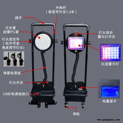 尚为SW2600防爆强光工作灯 电力抢修检测灯 防汛移动升降泛光灯