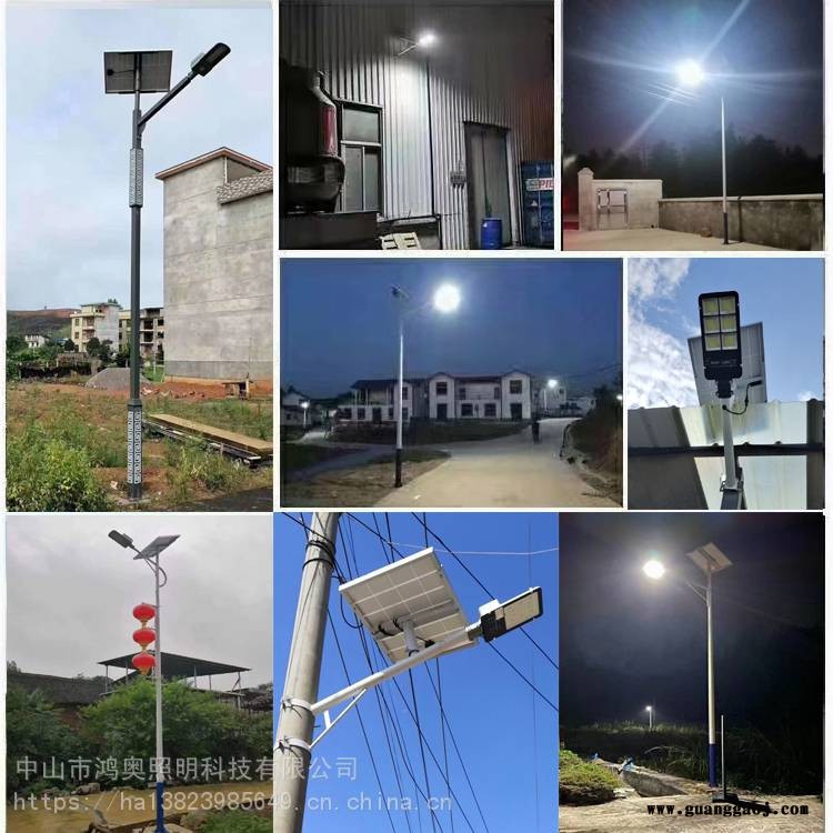 8米10米12米道路码头灯300WLED泛光灯3头高杆灯照明工程灯杆图2