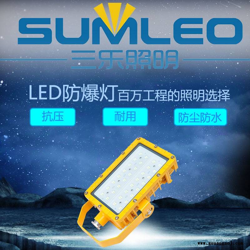浙江三乐照明 厂用防爆泛光灯 LED防爆灯 隔爆型车间工厂厂房照明灯图2