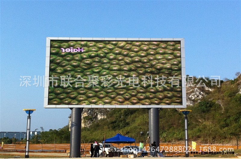 厂家直销P10P8P6P5户外全彩LED显示屏室内外视频广告大屏幕电子屏图2