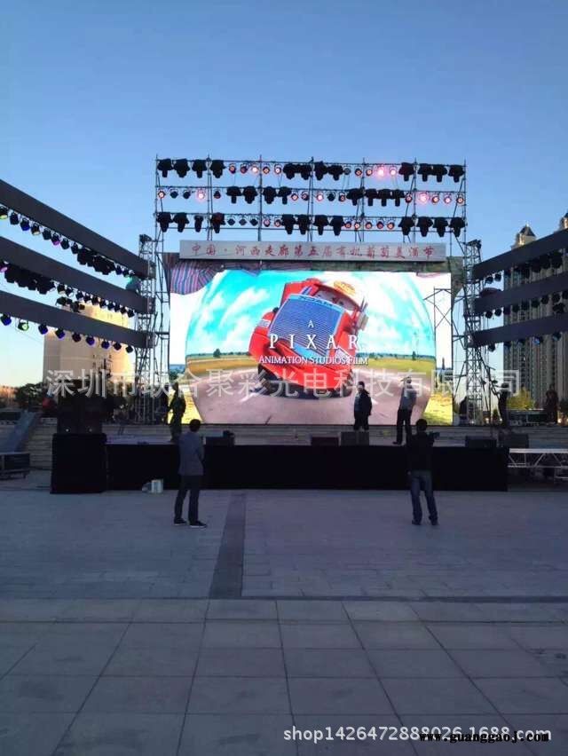 厂家直销P10P8P6P5户外全彩LED显示屏室内外视频广告大屏幕电子屏图1