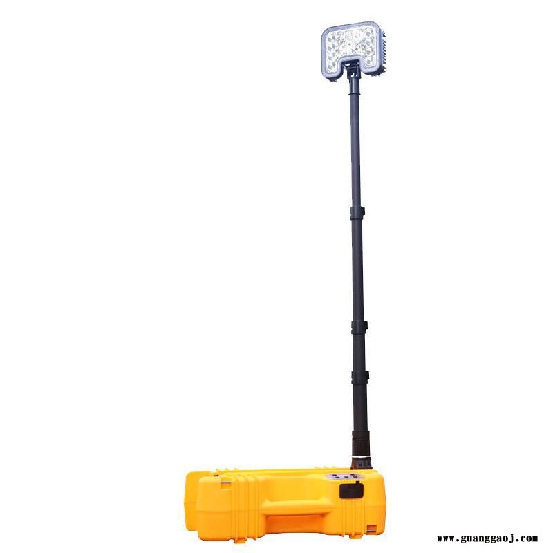 GMD6109 LED轻便工作灯移动升降红黄警示泛光灯35W图2