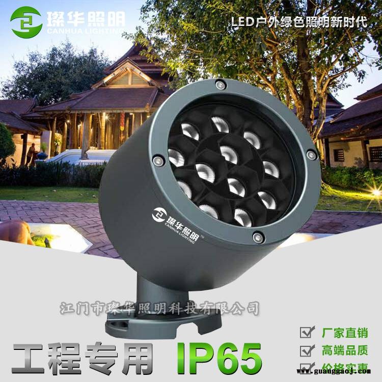 璨华照明SK-TGD-XK135ALED投光灯12W/24W户外防水LED投射灯抱柱灯庭院灯图1