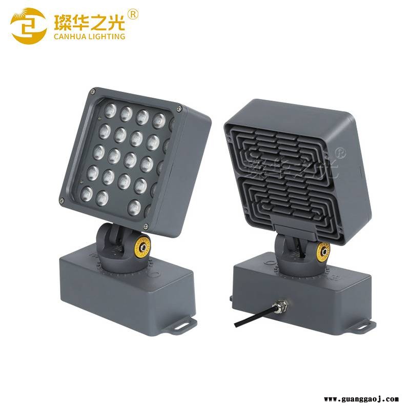 LED方形投光灯照树灯射树灯户外防水花园草坪雕塑射灯图2