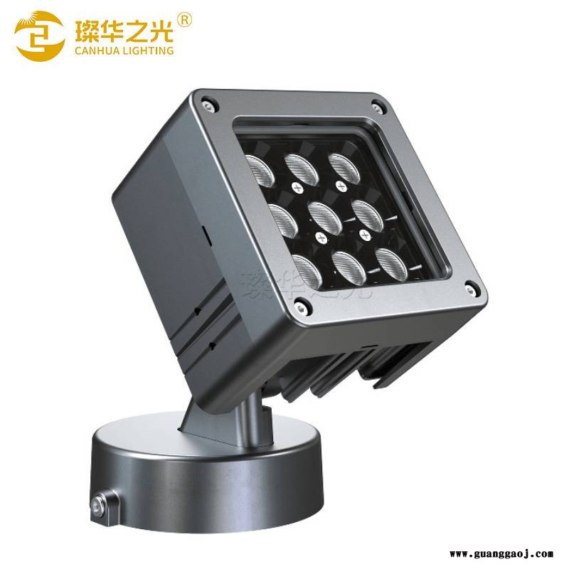 led方形投光灯户外公园庭院园林绿化RGBW全彩照树灯图3