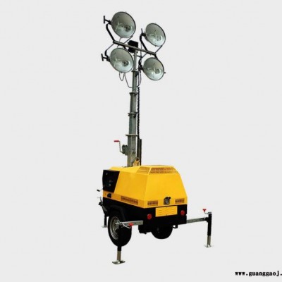 LED消防全多方位自动升降工作泛光灯SFW6110柴汽油发电移动照明车