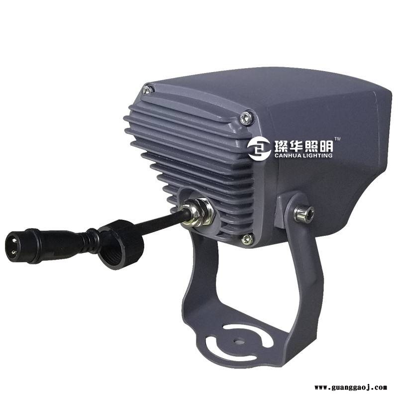 璨华照明SK-TGD-D100 LED投射灯6W/12W/24W户外楼体建筑圆形投光灯图2