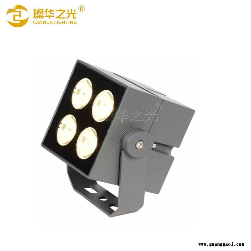 LED方形窄光束投光灯户外大功率投射灯DMX512照树灯图3