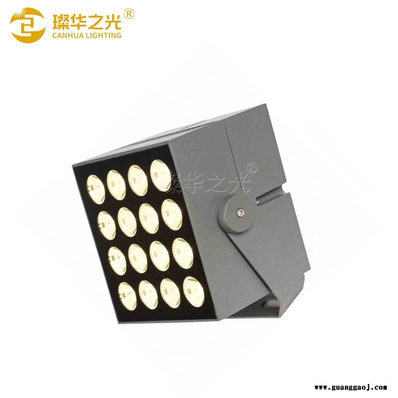 LED方形窄光束投光灯户外大功率投射灯DMX512照树灯图2