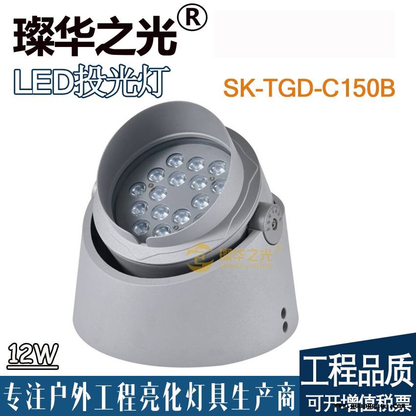 璨华照明SK-TGD-C180明装地埋灯LED照树灯筒状投光灯图2