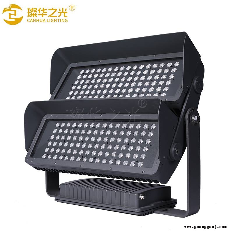 LED防水染色灯户外园林景观山体亮化高层建筑RGBW投光灯图1