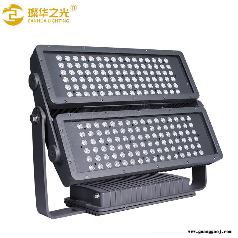 LED防水染色灯户外园林景观山体亮化高层建筑RGBW投光灯图2