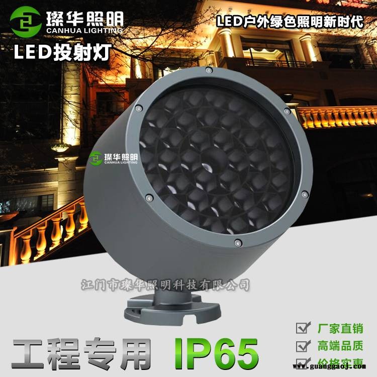 璨华照明SK-TGD-XK240ALED投光灯36W/72W户外防水LED投射灯庭院灯抱柱灯图1