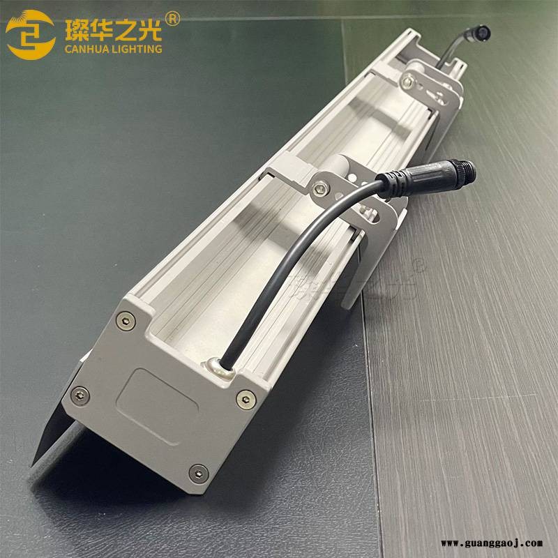 LED洗墙灯投射线条灯桥梁灯建筑外墙户外公园亮化线性投光灯图3