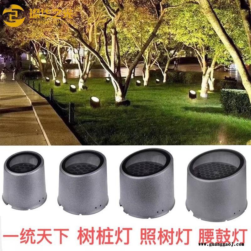 LED照树灯户外防水大功率明装七彩射树投光灯半埋地埋灯图2