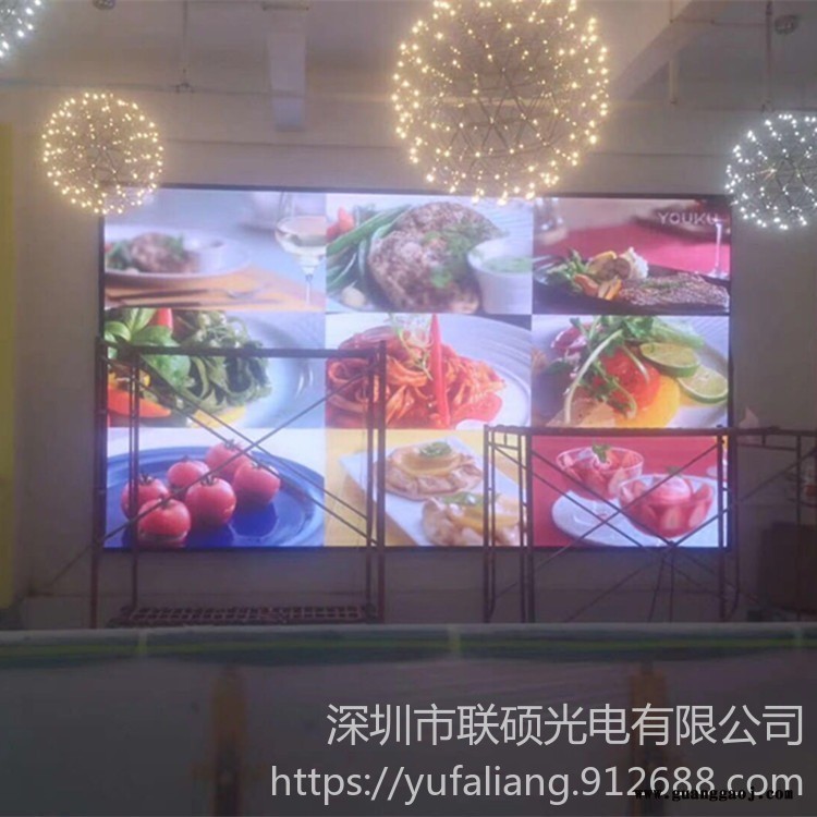 国星P2LED电子拼接屏报价 室内镶嵌式LED显示屏 P2LED电子屏单元板批发图1