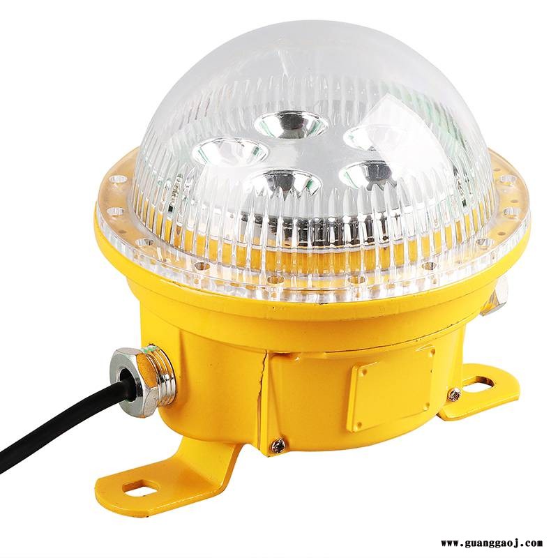 固态免维护LED防爆灯DC24V吸顶式5W10W15瓦220V隧道照明泛光灯图2