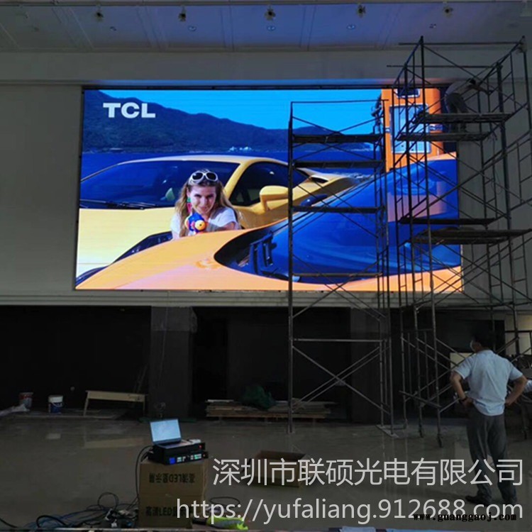 发布会背景墙LED电子屏生产厂家 P1.875全彩LED显示屏价格图1