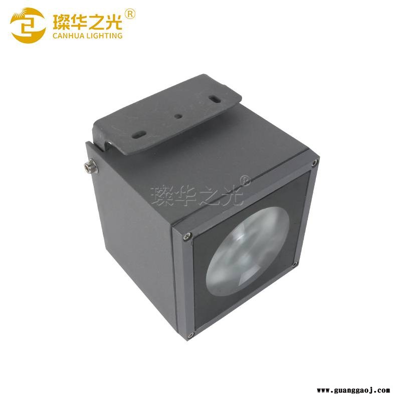 led方形一束光投光灯户外防水洒店外墙窄光束聚光投射灯图2