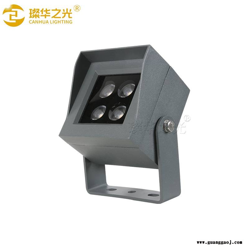 璨华照明SK-TGD-XJ51方形投射灯户外防水4W投光灯图3