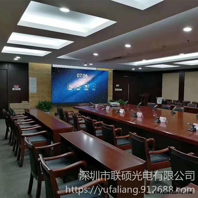 展厅墙面P1.5全彩屏价格 小间距高清LED显示屏厂家 P1.56LED电子屏报价图1