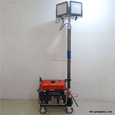 道路抢修自动泛光工作灯应急救援4*150W发电升降泛光灯4*500W自动升降移动照明车灯