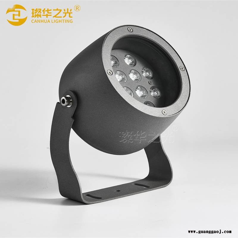 户外景观园林LED大功率圆形投光灯楼体广告招牌投射灯图3
