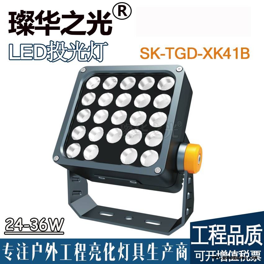 璨华照明SK-TGD-XK41B LED方形投光灯户外小角度投射灯照树灯图1