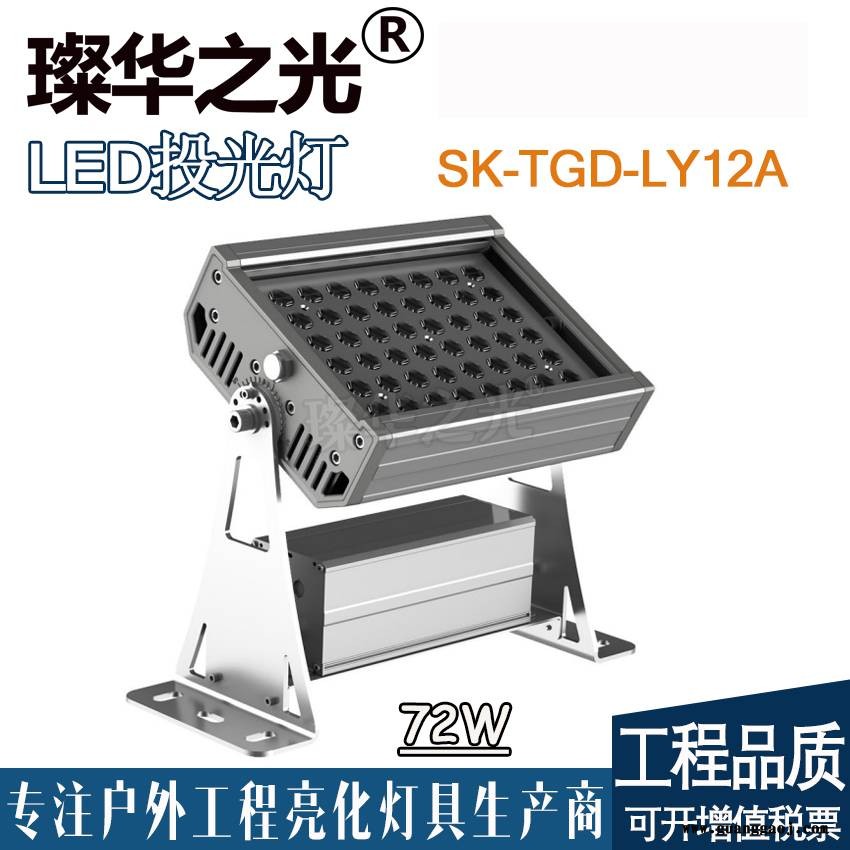 璨华照明SK-TGD-LY12方形投射灯高楼建筑桥梁远距离投光灯图1