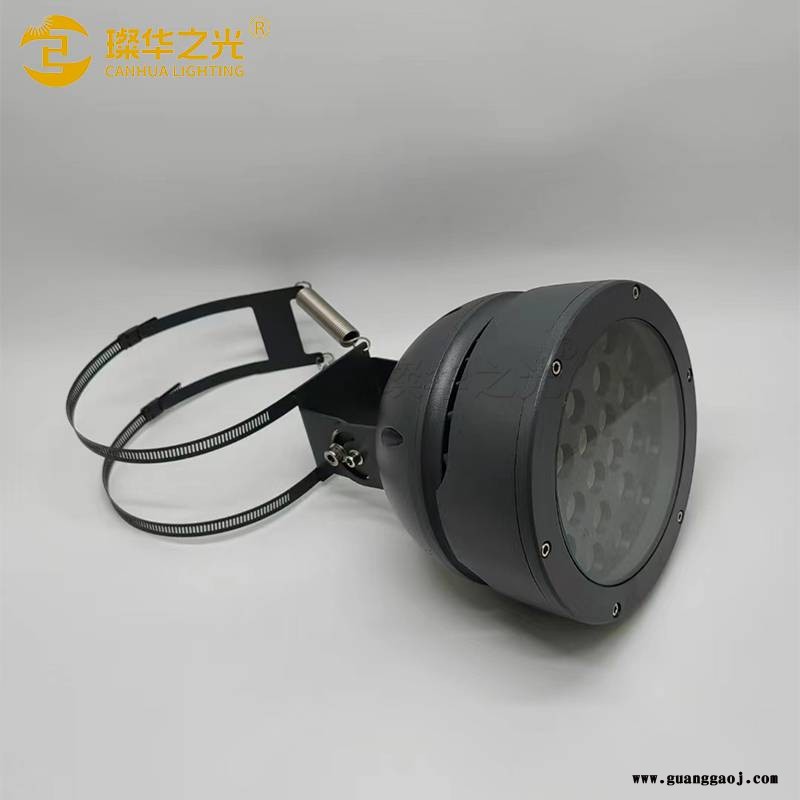 LED户外圆形投光灯室外景观园林庭院照树灯RGB七彩投射灯图3