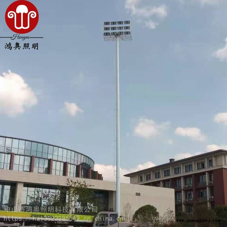 标准篮球场投光灯功率选择 室外篮球场照明灯价格室外篮球照明灯高度图2