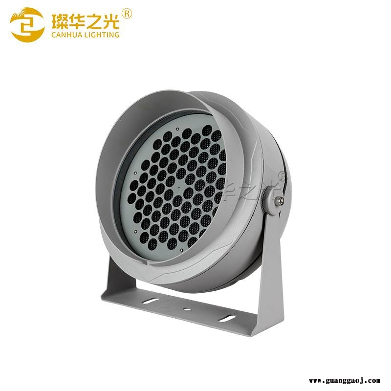 LED投光灯户外大功率圆形投射灯楼宇山体公园RGB照树灯图2