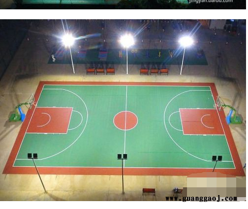 广1西贺1州球场泛光灯 三火投光灯 灯杆球场图2