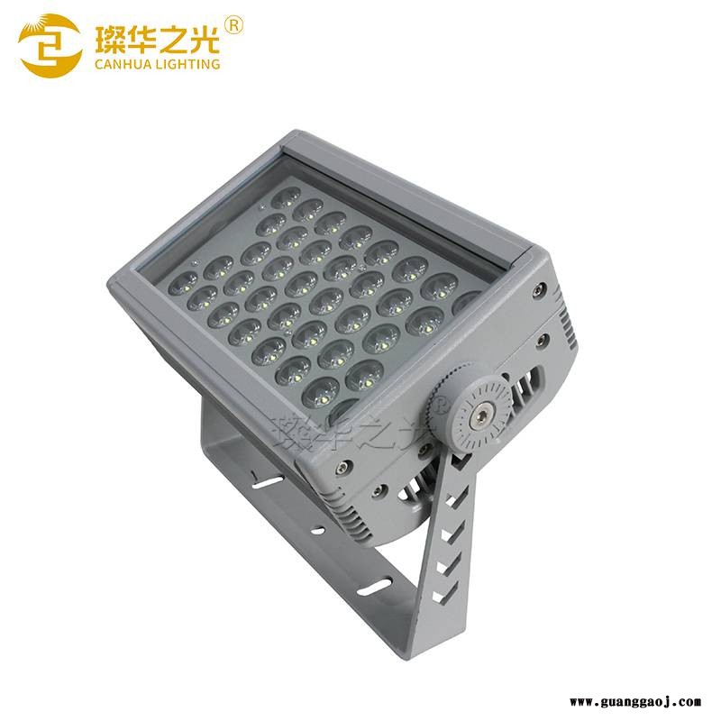 LED大功率投光灯48W方形户外防水酒店外墙桥梁投射灯图3