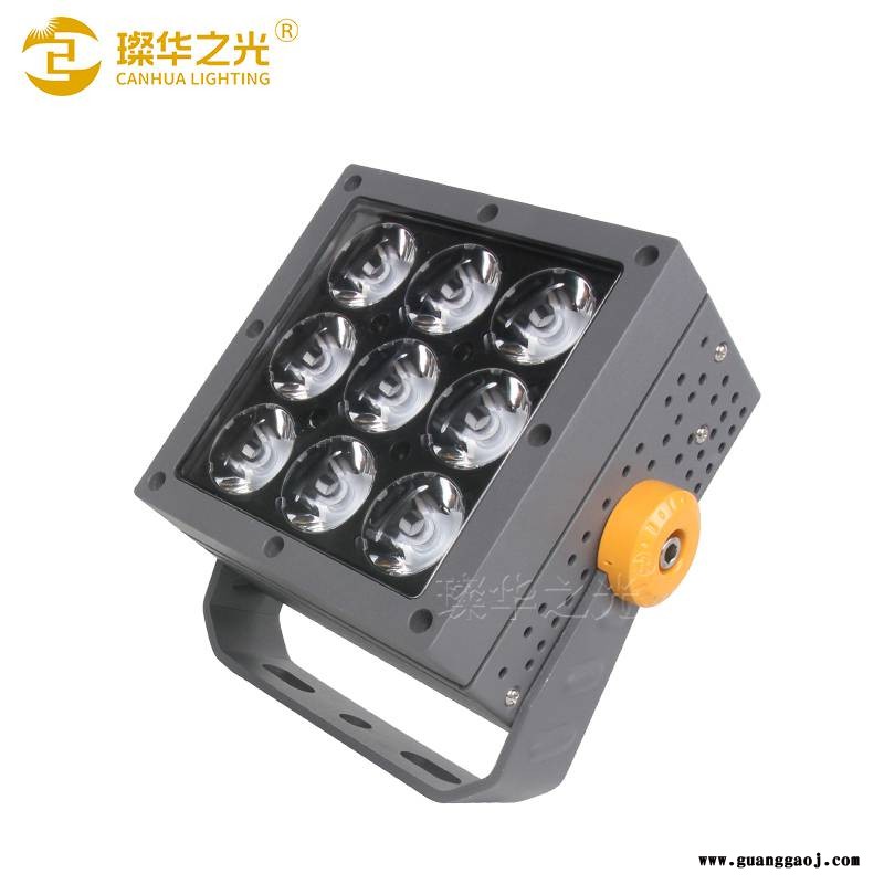 led一束光投光灯27W酒店外墙亮化方形窄角度聚光投射灯图2