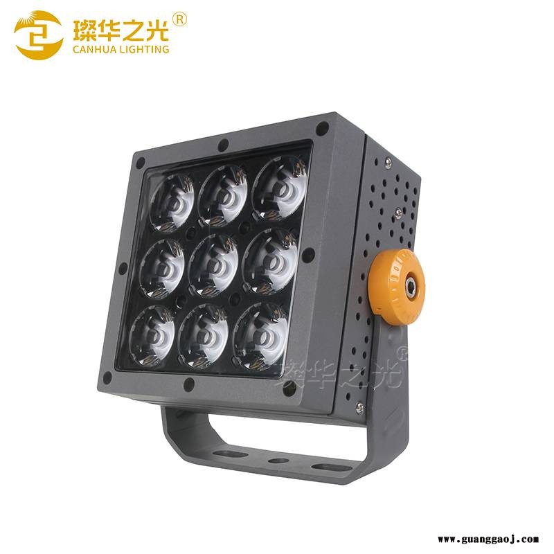 led一束光投光灯27W酒店外墙亮化方形窄角度聚光投射灯图3