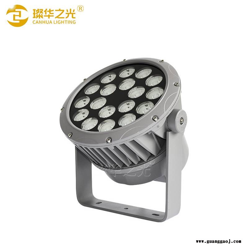 led一束光投光灯户外防水聚光灯远程投射洗墙灯光柱灯图2