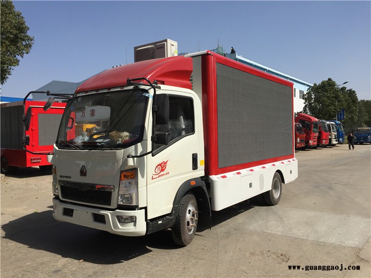 江铃顺达广告大屏车 led显示屏广告宣传车有现货价格便宜图8