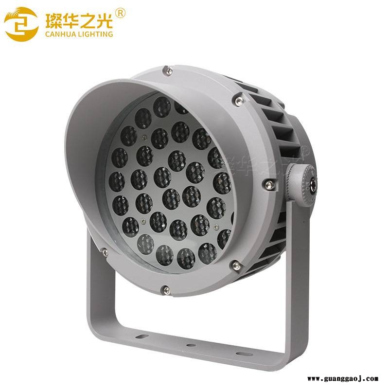 圆形大功率投光灯54W/72W/100W/户外防水园林照树灯图3