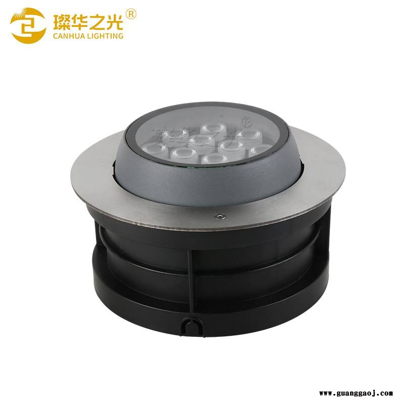 led可调角度地埋灯户外防水侧发光埋地灯偏光嵌入式投光灯图2