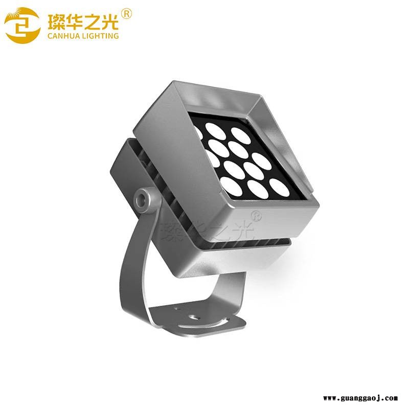璨华照明方形投光灯户外防水led园林绿化庭院七彩照树灯图2