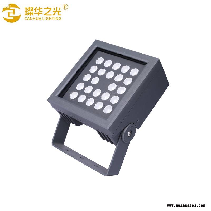 LED方形投光灯户外楼体广告雕塑投射灯庭院草坪照树灯图2