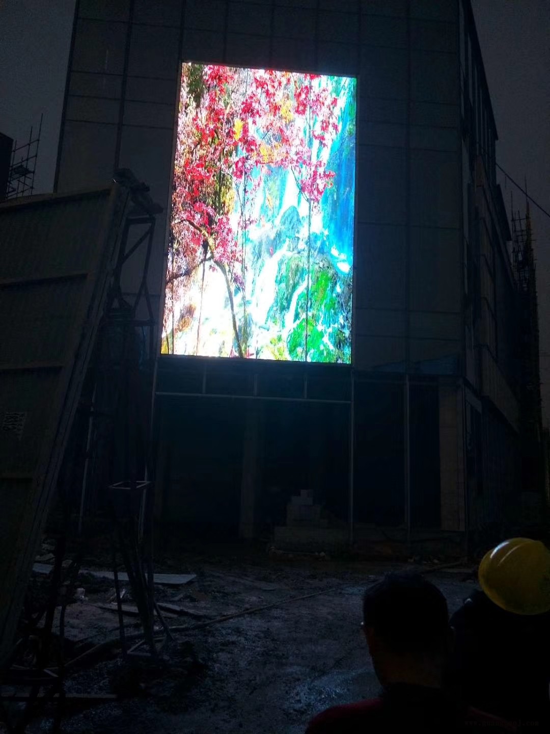 全彩led显示屏门头，高亮图5